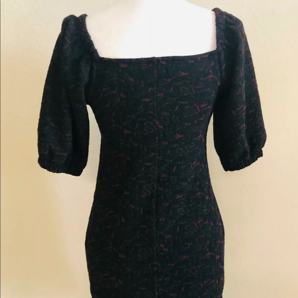 FREE PEOPLE Sunset Mini Dress COLOR BLACK COMBO SIZE XS NWT ($108) - Picture 5 of 7